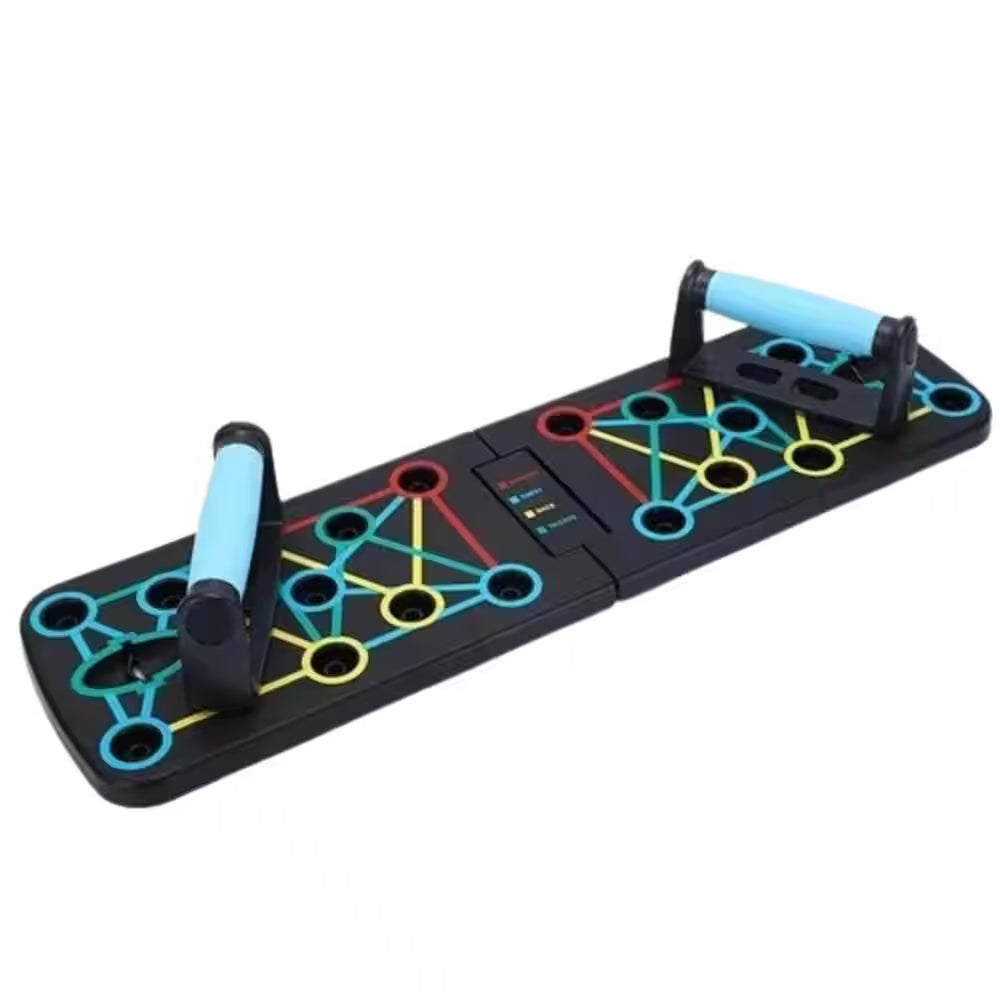 Multi-Functional Detachable Push up Board in Black, Home Workout Accessories